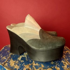 FP Suede Platform Clog